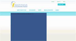 Desktop Screenshot of healthfocusswva.org